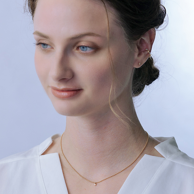DIAMOND BALL NECKLACE(2JN1166)K10 ネックレス｜スタージュエリー公式 