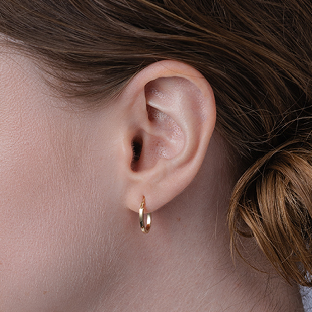 スタージュエリー オーバル フープピアス K18 OVAL HOOP PIERCED EARRINGS(S/両耳用)(2GP0943)K18 ピアス