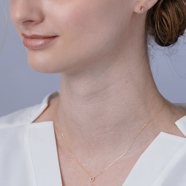 STAR JEWELRY K10 ピアス DIAMOND SKINNY DIAMOND SKINNY PIERCED EARRING(HORSESHOE)(2JP1102)K10 ピアス