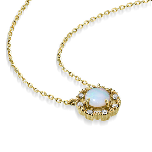 DIAMOND&OPAL NECKLACE(2JN1214)K10 ネックレス｜スタージュエリー公式