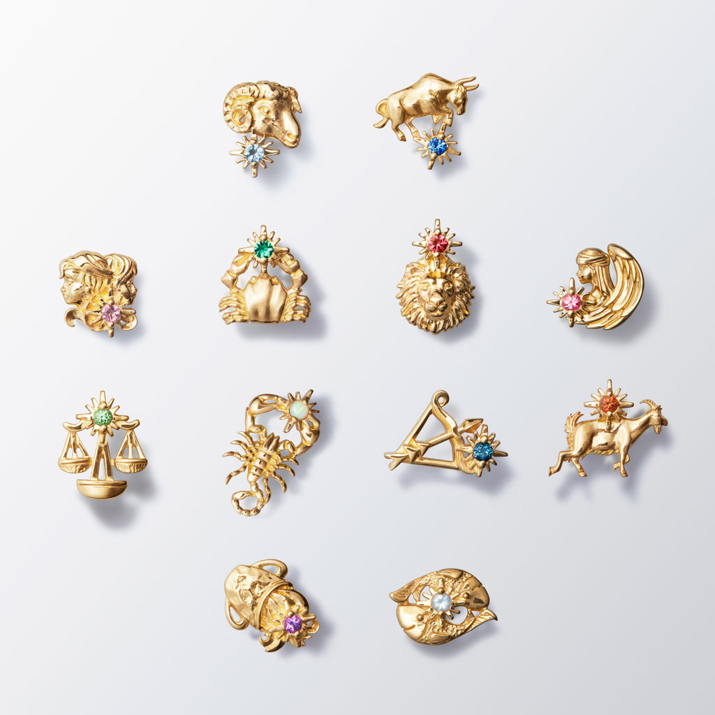 ピアスZODIAC PIERCED EARRING Pisces(2ZP1553)|スタージュエリー公式