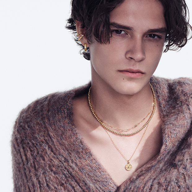 DIAMOND LINK CHAIN NECKLACE(2JN1024)K10 ネックレス｜スター