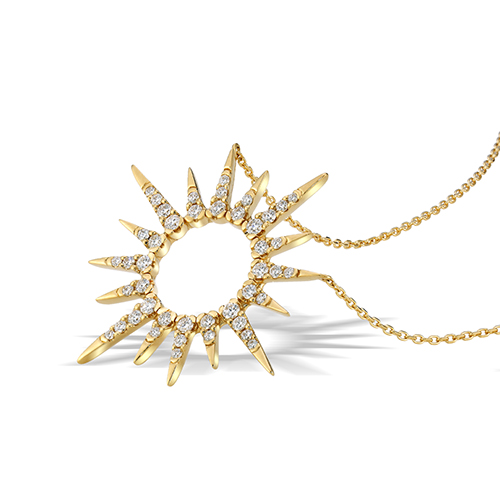 SUNBURST NECKLACE(1ZN1013)K18 ネックレス｜スタージュエリー