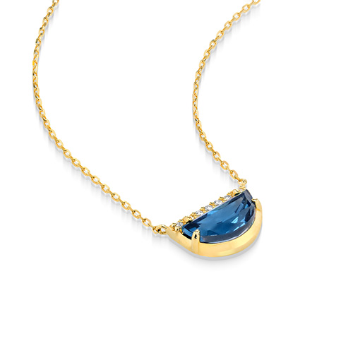 HALF MOON NECKLACE(2ZN2491)K18 ネックレス｜スタージュエリー公式