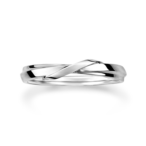 Bowline」 MARRIAGE RING(2PR0795)Pt950 マリッジリング｜スター