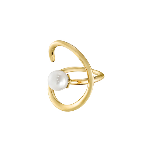 PEARL EAR CUFF(片耳用)(2JE0113)K10 イヤーカフ｜スター