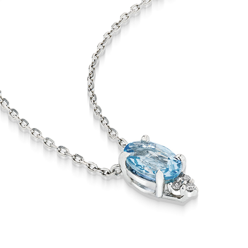 AQUAMARINE NECKLACE(2XN0479)Pt950 ネックレス｜スタージュエリー公式