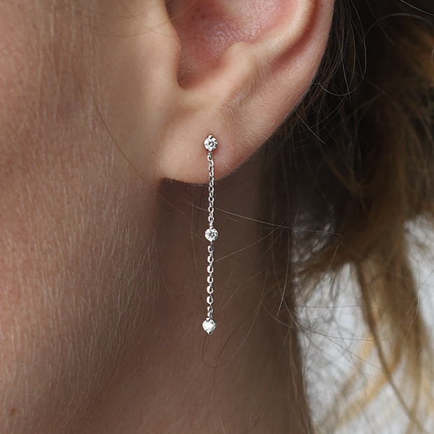 ピアスDIAMOND STATION PIERCED EARRINGS(2XP0336)｜スター