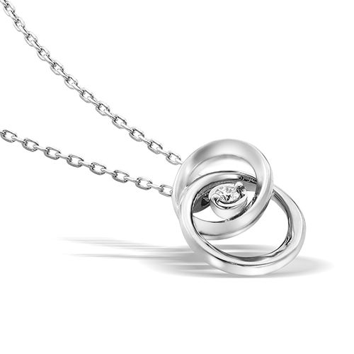 TWO UNIVERSE DIAMOND NECKLACE(2XN0412)Pt950 ネックレス