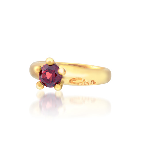 BABY RING GARNET(1月)(2ZC0743)K18 ベビー｜スタージュエリー