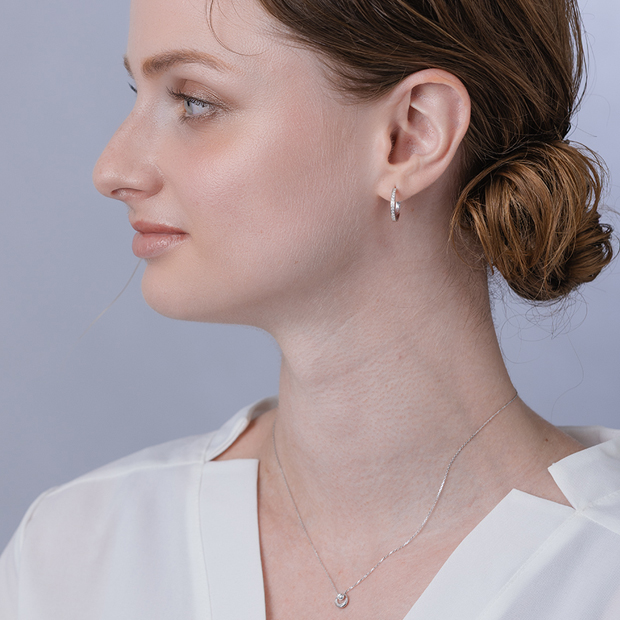 K10 ピアス 【Winter限定】 REVERSIBLE CLICK HOOP CLICK HOOP PIERCED EARRING(L／片耳用)(2JP0946)K10 ピアス