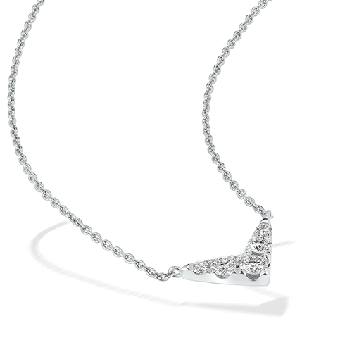 STAR JEWELRY Pt950 ネックレス　WISHBONE V WISHBONE V NECKLACE(2XN0464)Pt950 ネックレス｜スター