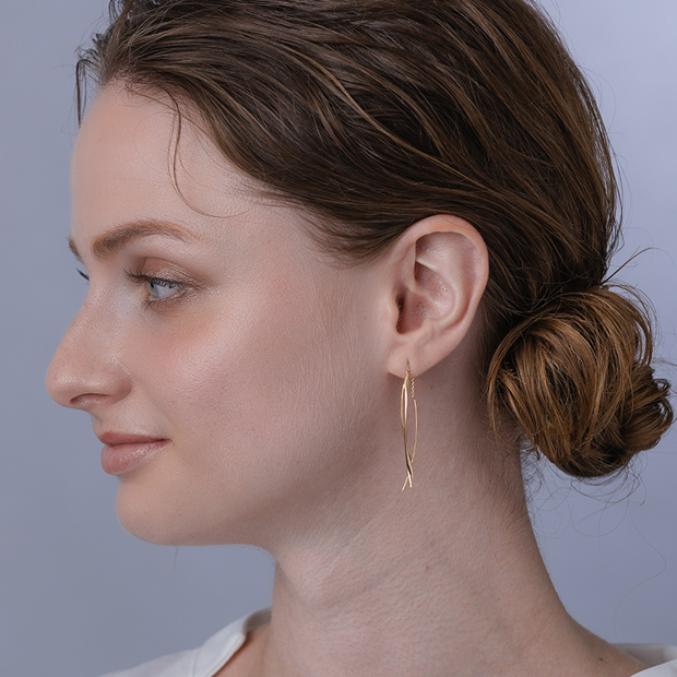 WAVE PIERCED EARRINGS(2JP0584)K10 ピアス｜スタージュエリー