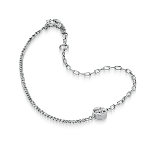 DIAMOND ASTERISK BRACELET(CIRCLE)(2SU1019)SV925 ブレスレット