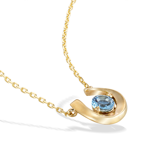 ネックレス | アクアマリン AQUAMARINE(3月誕生石) | スター