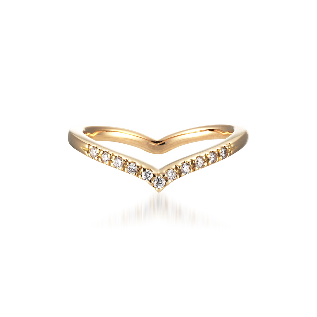 ピンキーリングDIAMOND HEART PINKIE RING(2ZR1437)｜スタージュエリー ...