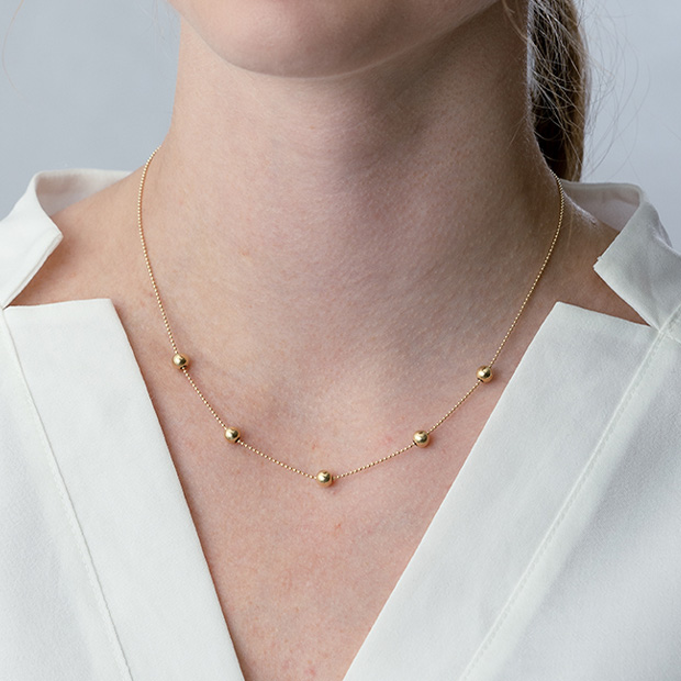 BALL NECKLACE(2JN1119)K10 ネックレス｜スタージュエリー公式