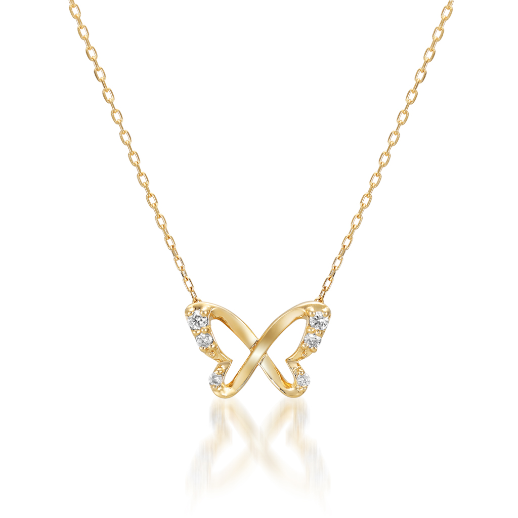 ネックレスINFINITE BUTTERFLY NECKLACE(2ZN2422)｜スタージュエリー