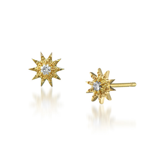 ピアスDIAMOND SUNBURST PIERCED EARRINGS(2ZP1503)｜スタージュエリー ...