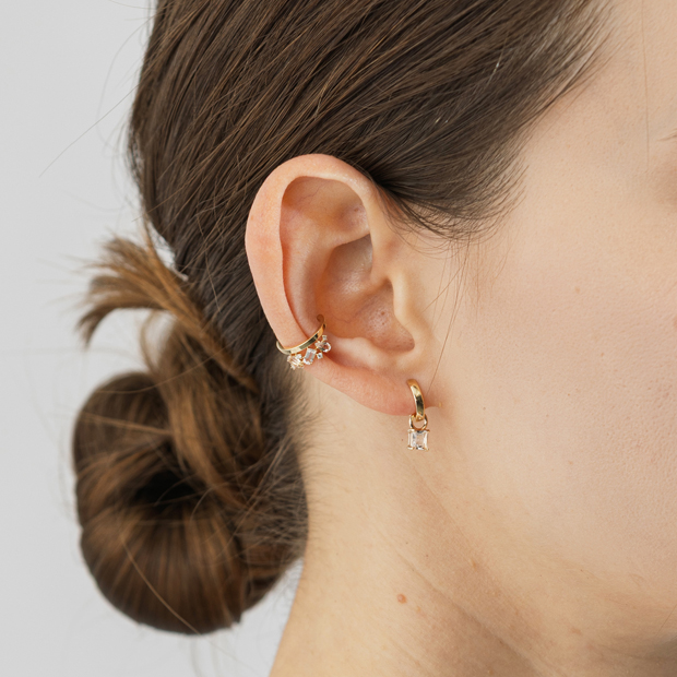 GLIMMER CLUSTER EAR CUFF(2JE0210)K10 イヤーカフ｜スタージュエリー