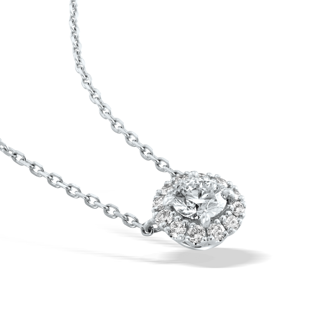 ネックレスDIAMOND HALO NECKLACE(M)(1XN0748)｜スタージュエリー公式 