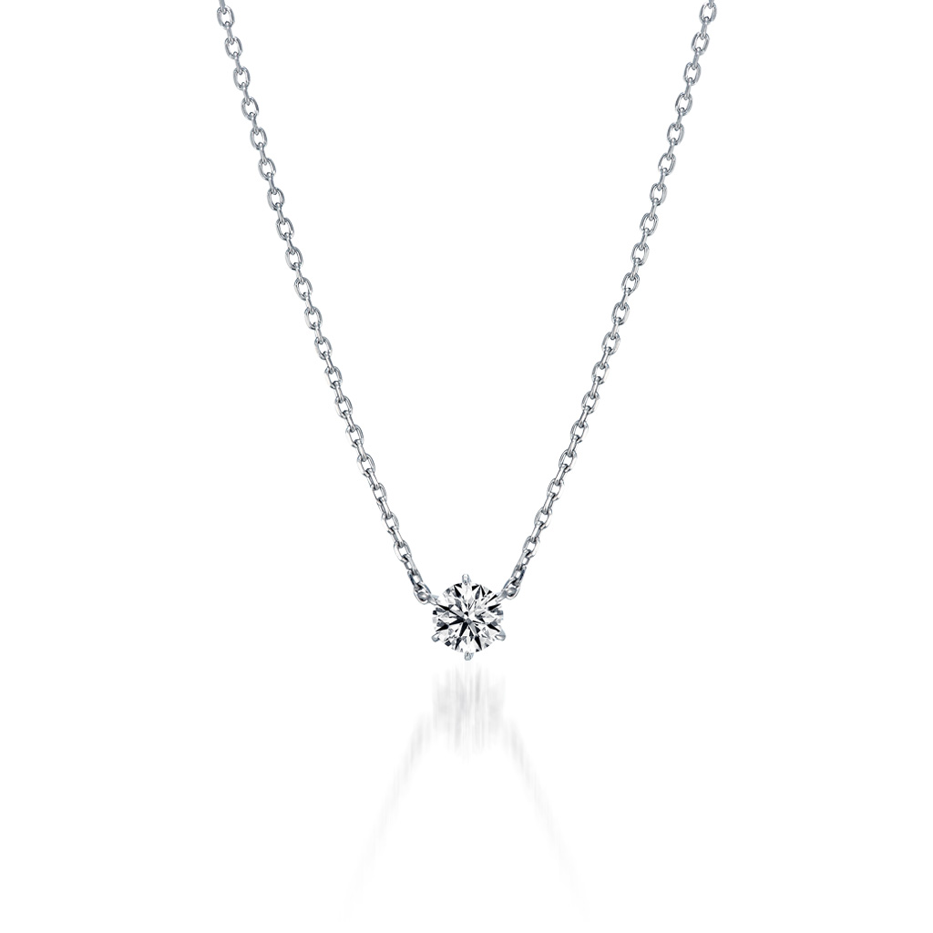 ネックレスSTREAM SETTING DIAMOND NECKLACE 0.15ct(1XN0631)｜スター