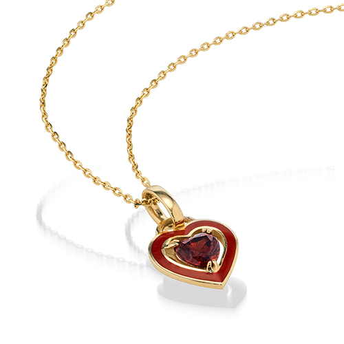 STAR JEWELRY ハート型ペンダント ネックレス HEART MOON NECKLACE(2SN1625)SV925 ネックレス｜スター