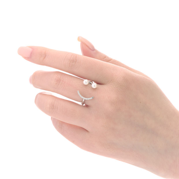 PEARL GIRL'S SMILE RING(2SR7015)STAR JEWELRY GIRL (スタージュエリ