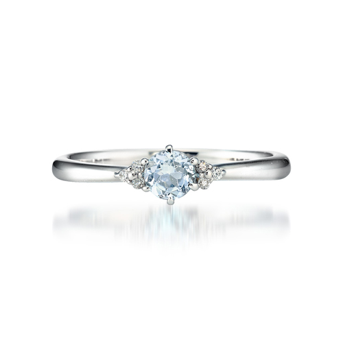 リングAQUAMARINE & DIAMOND RING(2JR0314)｜スタージュエリー公式 