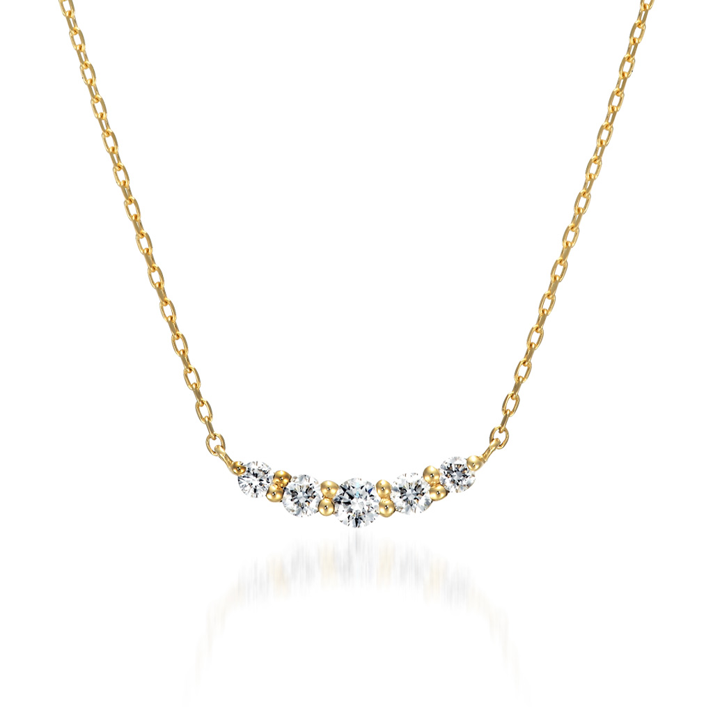 ネックレスDIAMOND 5 STONES NECKLACE(2ZN2176)｜スタージュエリー公式 ...