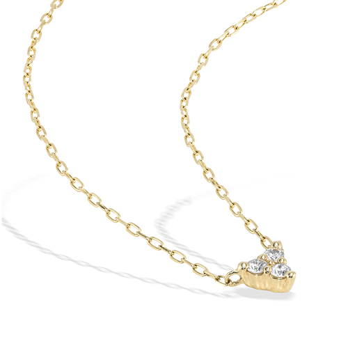 値下げ中】スタージュエリー♡3連ダイヤネックレス