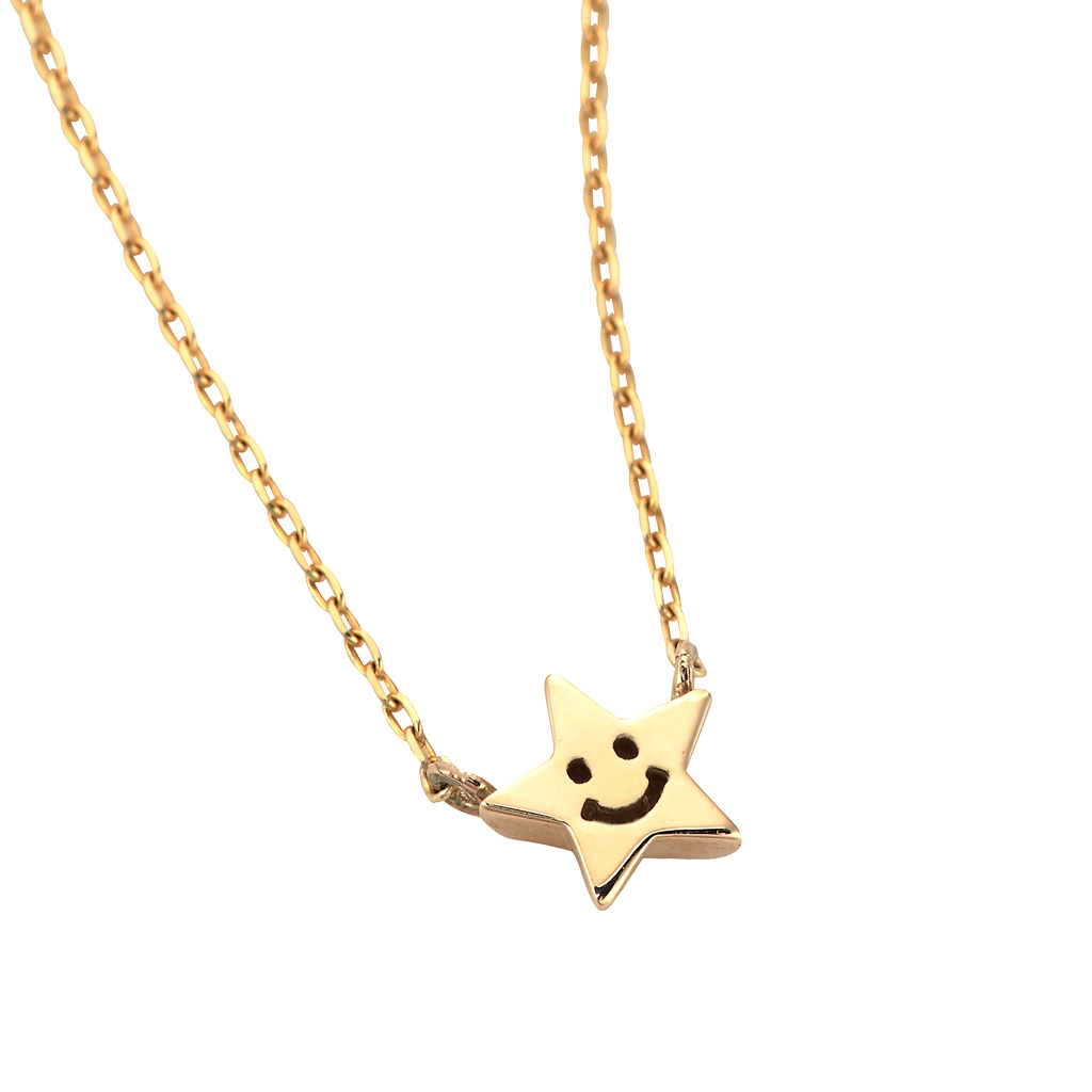 DIAMOND SMILE STAR NECKLACE(2JN7140)STAR JEWELRY GIRL (スター ...