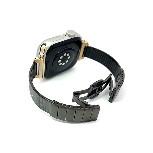 STAR MESH APPLE WATCH BAND(2QS1194)STEEL ウォッチバンド｜スター
