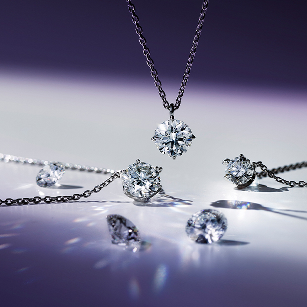 STREAM SETTING NECKLACE(1XN0825)Pt950 ネックレス｜スタージュエリー