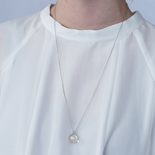 CLEAR CELESTIAL NECKLACE(2SN1674)SV925/K10 ネックレス｜スター 