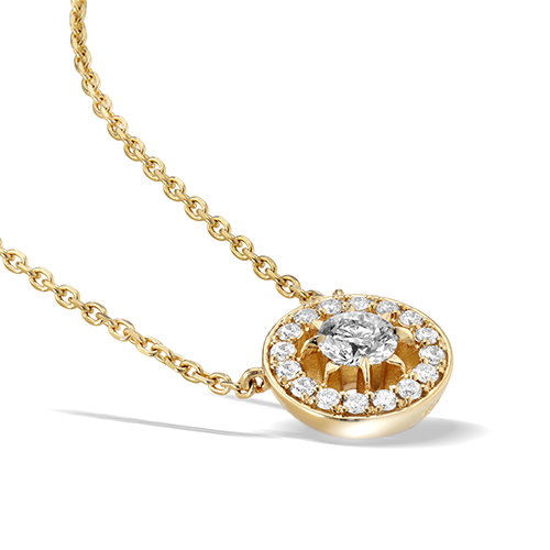 【フルセット/未使用美品】STAR JEWELRY Eclipse Halo ECLIPSE HALO NECKLACE(S)(1ZN1081)K18 ネックレス｜スタージュエリー