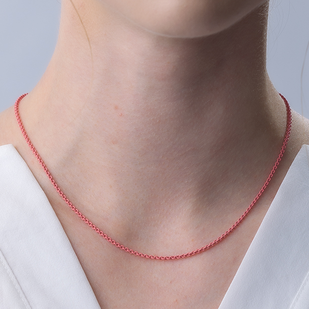 [threetimes]★Pink coin necklace★Unisex★韓国人気 ○threetimes○Pink coin necklace☆韓国の人気 ☆日本未入荷