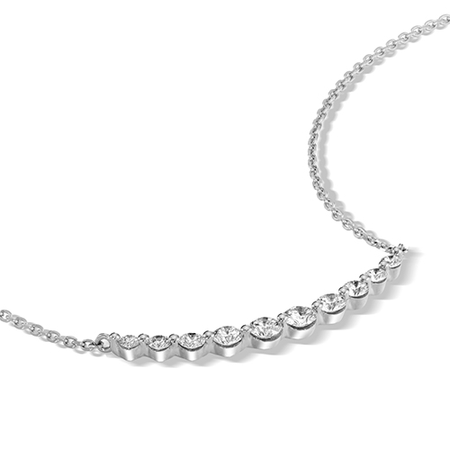 TEN DIAMOND NECKLACE(1XN0757)Pt950 ネックレス｜スター