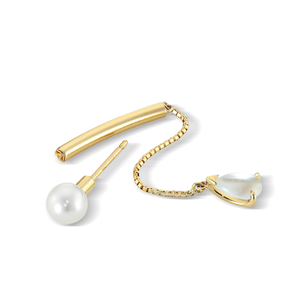 ピアスmoonstone Pearl Bar Pierced Earring 2jp00 スタージュエリー公式オンラインストア