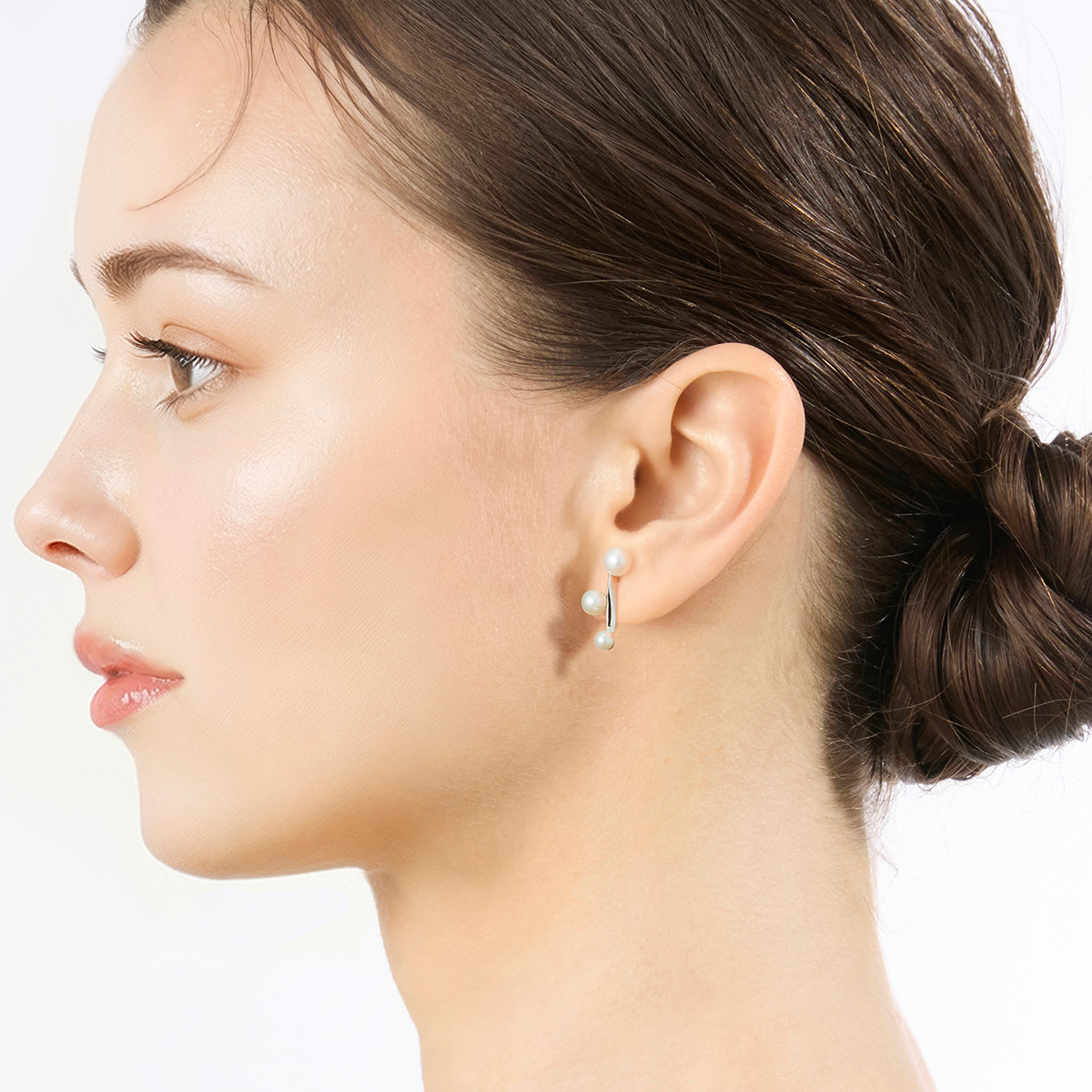 SV925ピアス2個 FUTURITY PEARL EAR CUFF (SV)(2SP0925)SV925 ピアス｜スター