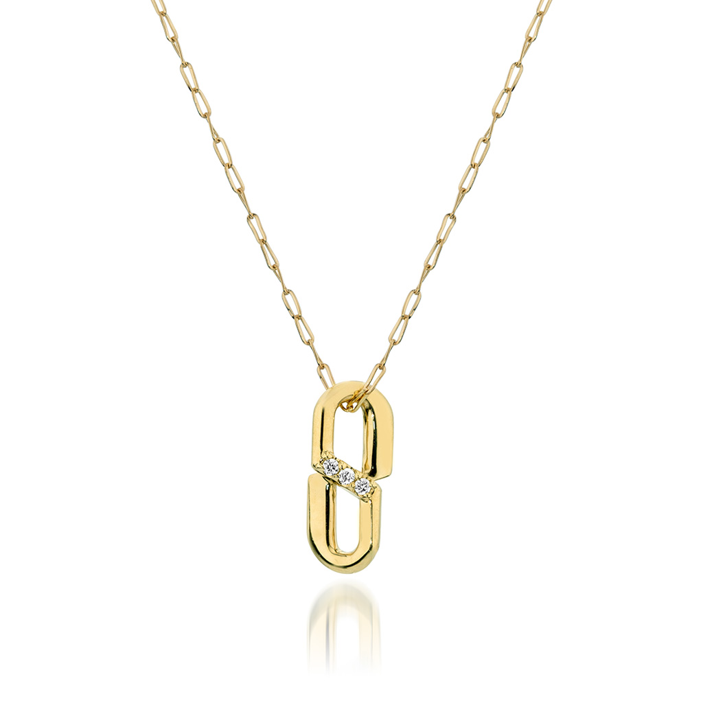 S LINKS NECKLACE(2JN1101)K10YG ネックレス｜スタージュエリー