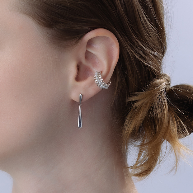 DROP PIERCED EARRINGS(2SP0884)SV925 ピアス|スタージュエリー DROP PIERCED EARRINGS(2SP0884)SV925 ピアス|スタージュエリー