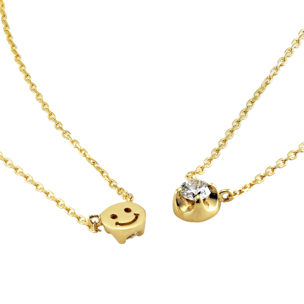 DIAMOND GIRL'S SMILE NECKLACE(2ZN7004)STAR JEWELRY GIRL (スター ...