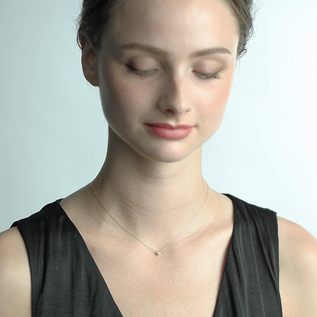 が大特価！ DIAMOND SUNSHINE NECKLACE 0.09ct(2ZN2421)K18 ネックレス アクセサリー