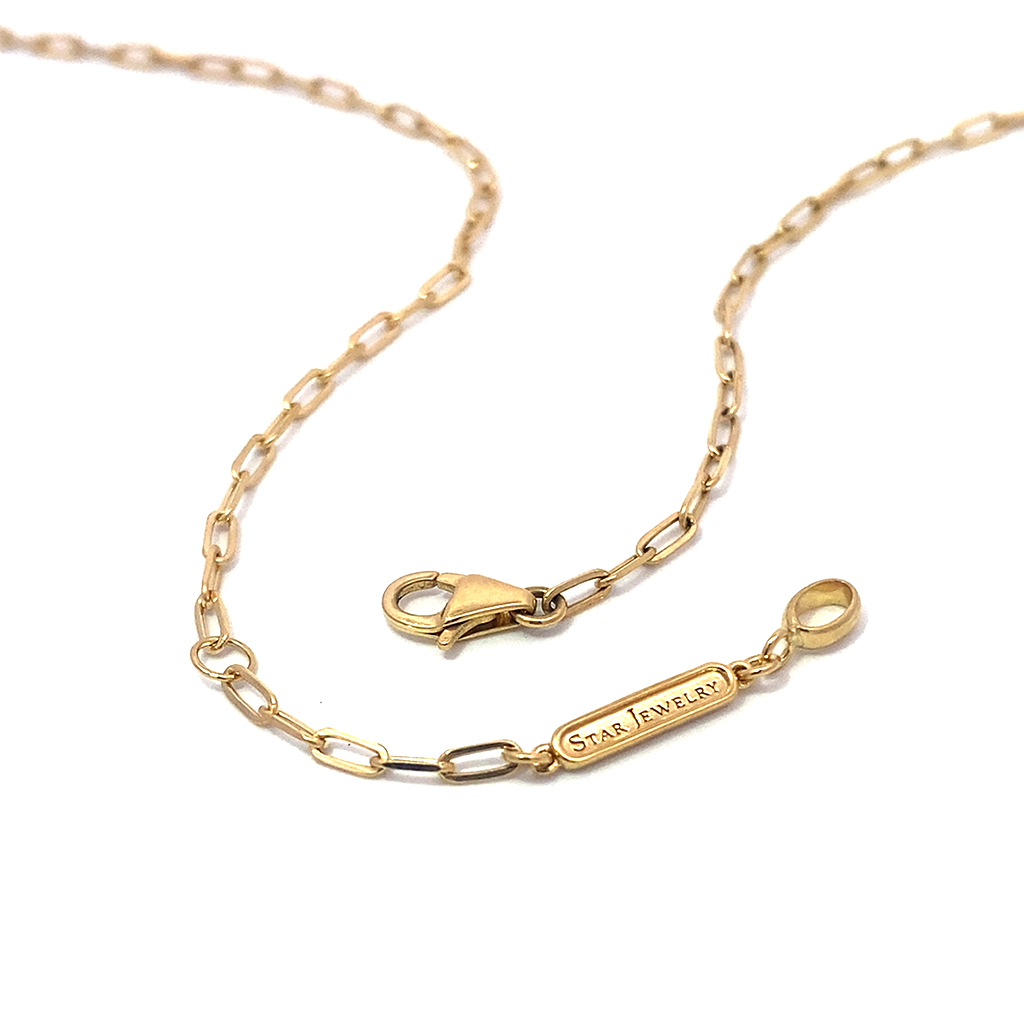 DIAMOND LINK NECKLACE(1ZN1146)K18 ネックレス｜スター