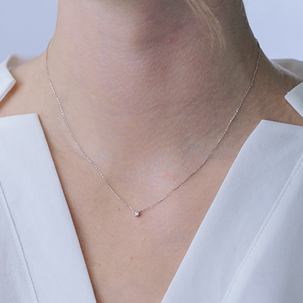 DIAMOND NECKLACE (M)(2JN1062)K10 ネックレス｜スタージュエリー公式