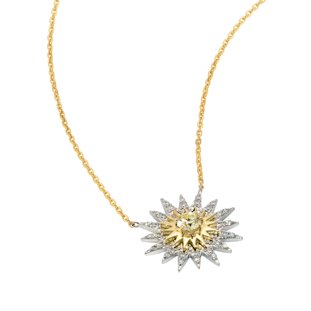 ネックレスSUNBURST DIAMOND NECKLACE(1ZN1006)｜スタージュエリー公式