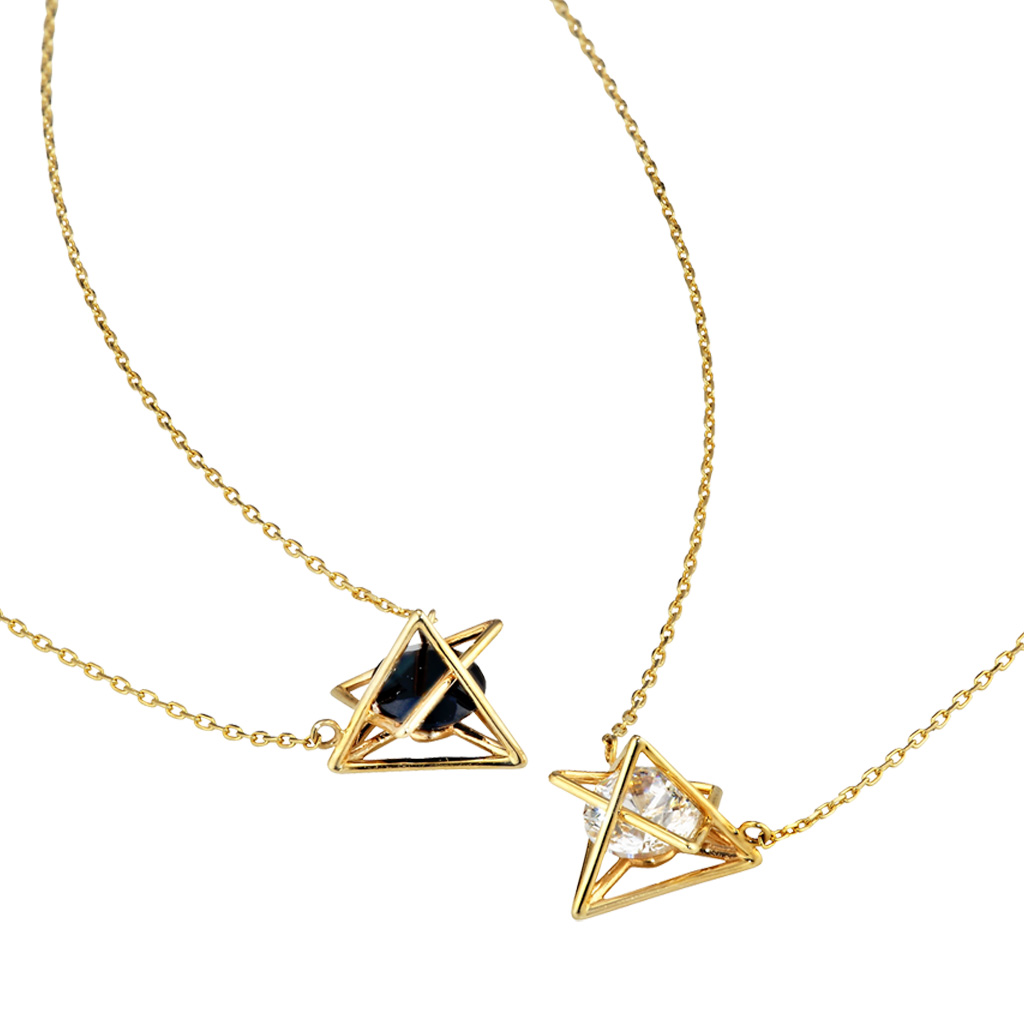 GIRL'S STAR NECKLACE ONYX(2JN7250)STAR JEWELRY GIRL (スター