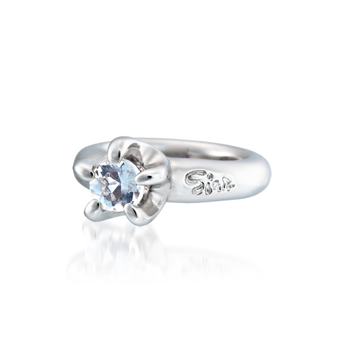 BABY RING BLUE MOONSTONE(6月)(2SC0745)SV925 ベビー｜スター