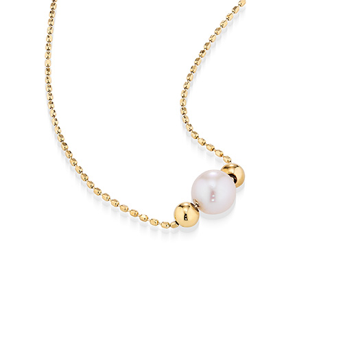 ネックレス・ペンダント LABEL K FW21 BOLUS NECKLACE (COL-BOLA_G110) BALL NECKLACE(2JN1116)K10 ネックレス|スタージュエリー公式
